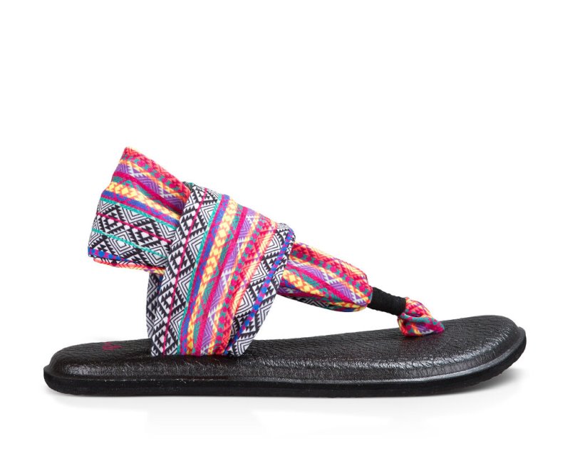 Sanuk Womens Yoga Sling 2 Prints Multicolor Sandals | WSRUYD036